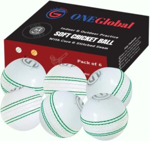 Incrediball Soft Practice Cricket Ball 6-Pack White