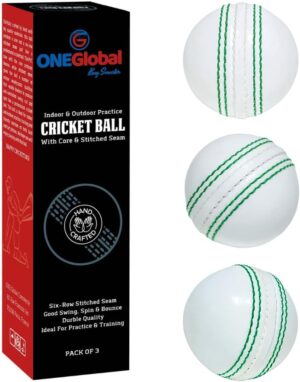 Incrediball Soft Practice Cricket Ball 3-Pack White